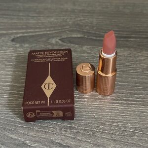 Charlotte Tilbury Matte Revolution Lipstick Pillow Talk Travel Size